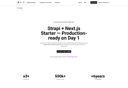 Strapi v5 & Next.js v16 Monorepo Starter